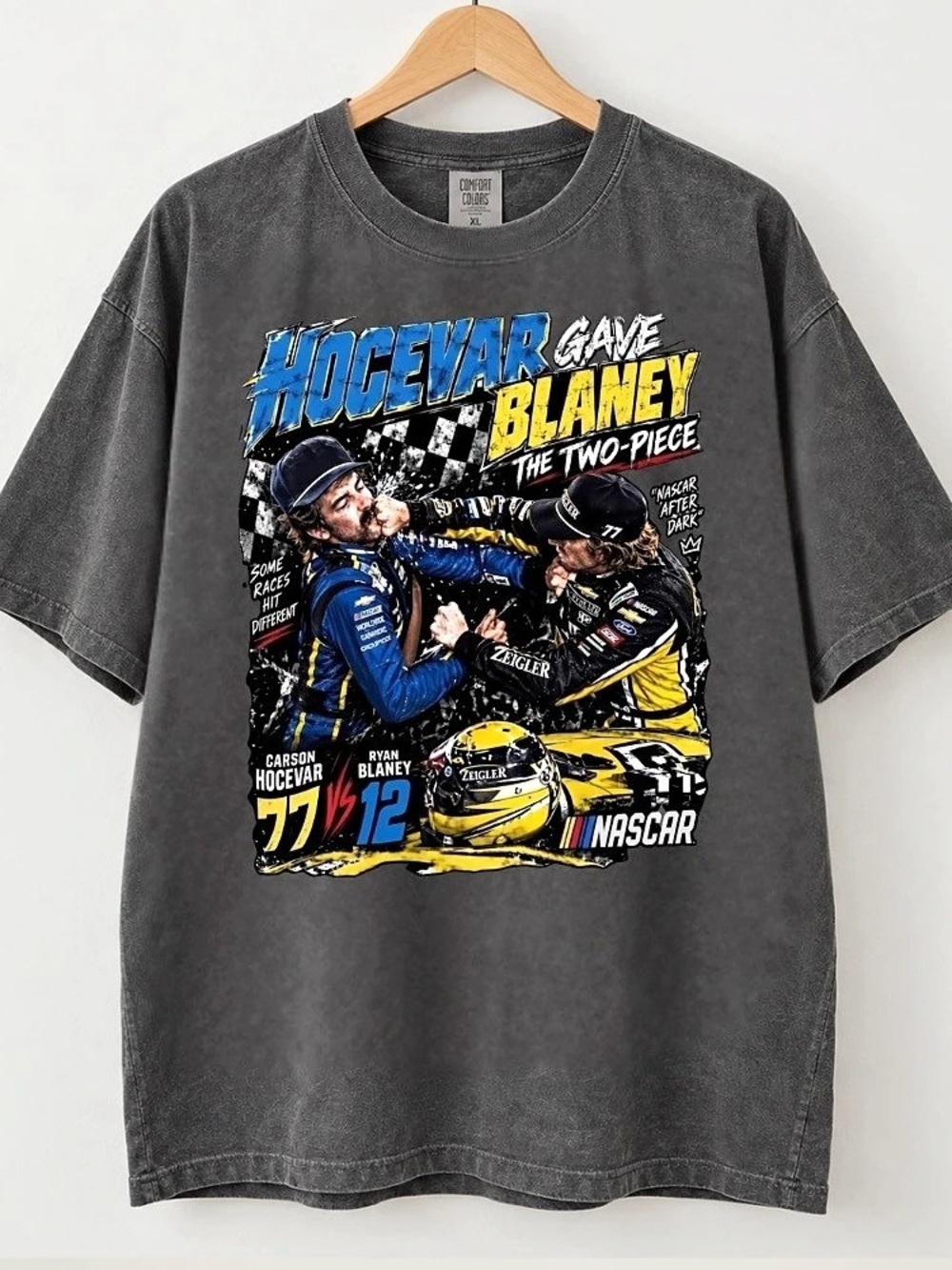 Comfort Colors Hocevar Gave Blaney The Two-Piece Graphic T-Shirt